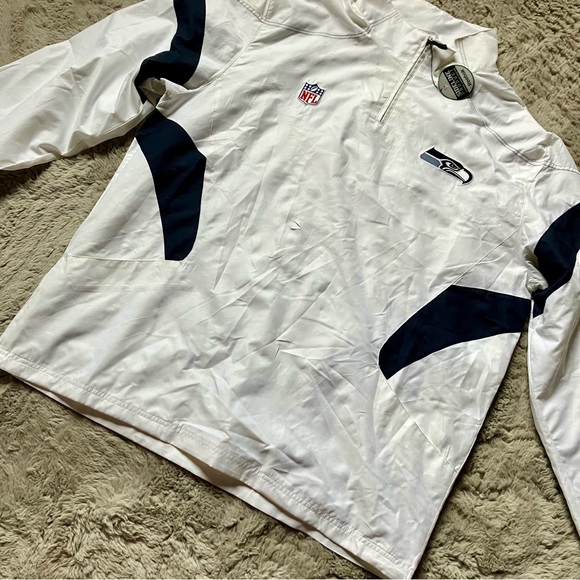 Reebok White Seattle Seahawks Jacket - Picture 2 of 8